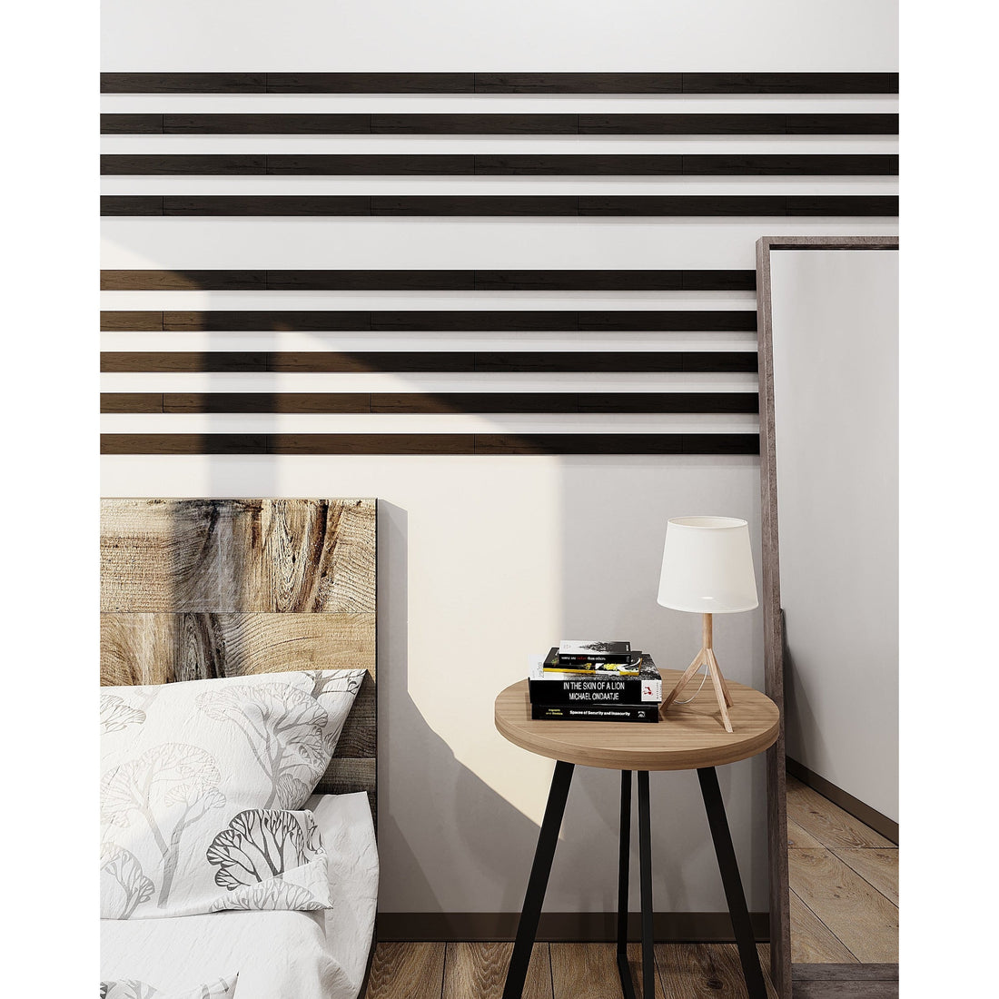 Wide Ebony (Wenge) Wooden Wall Slats, 24 pcs in box. Artvoom Wall Decor panels by Artvoom – wood decor