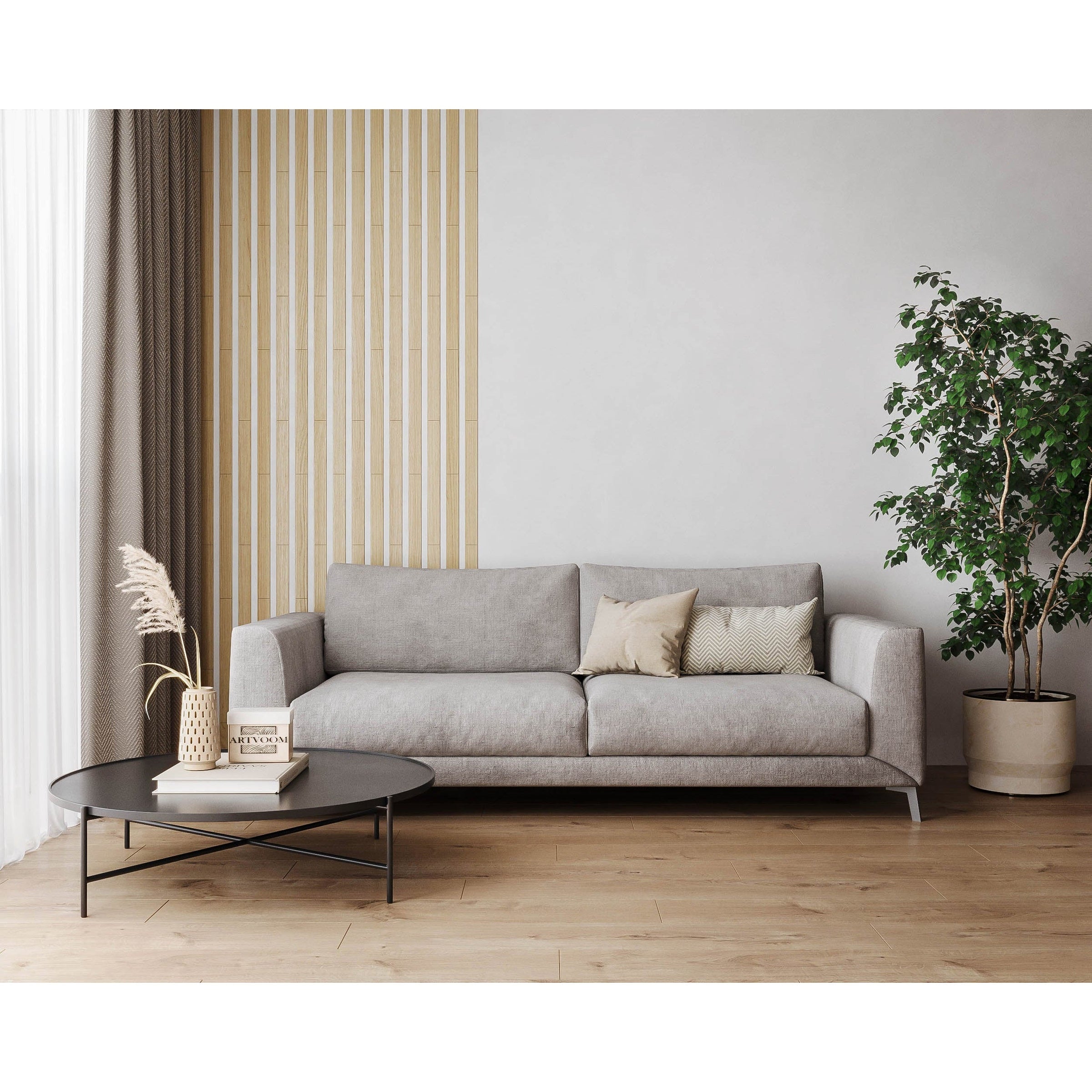 Wooden Wall Slats, 24 pcs in box. Artvoom Wall Decor panels by Artvoom – wood decor