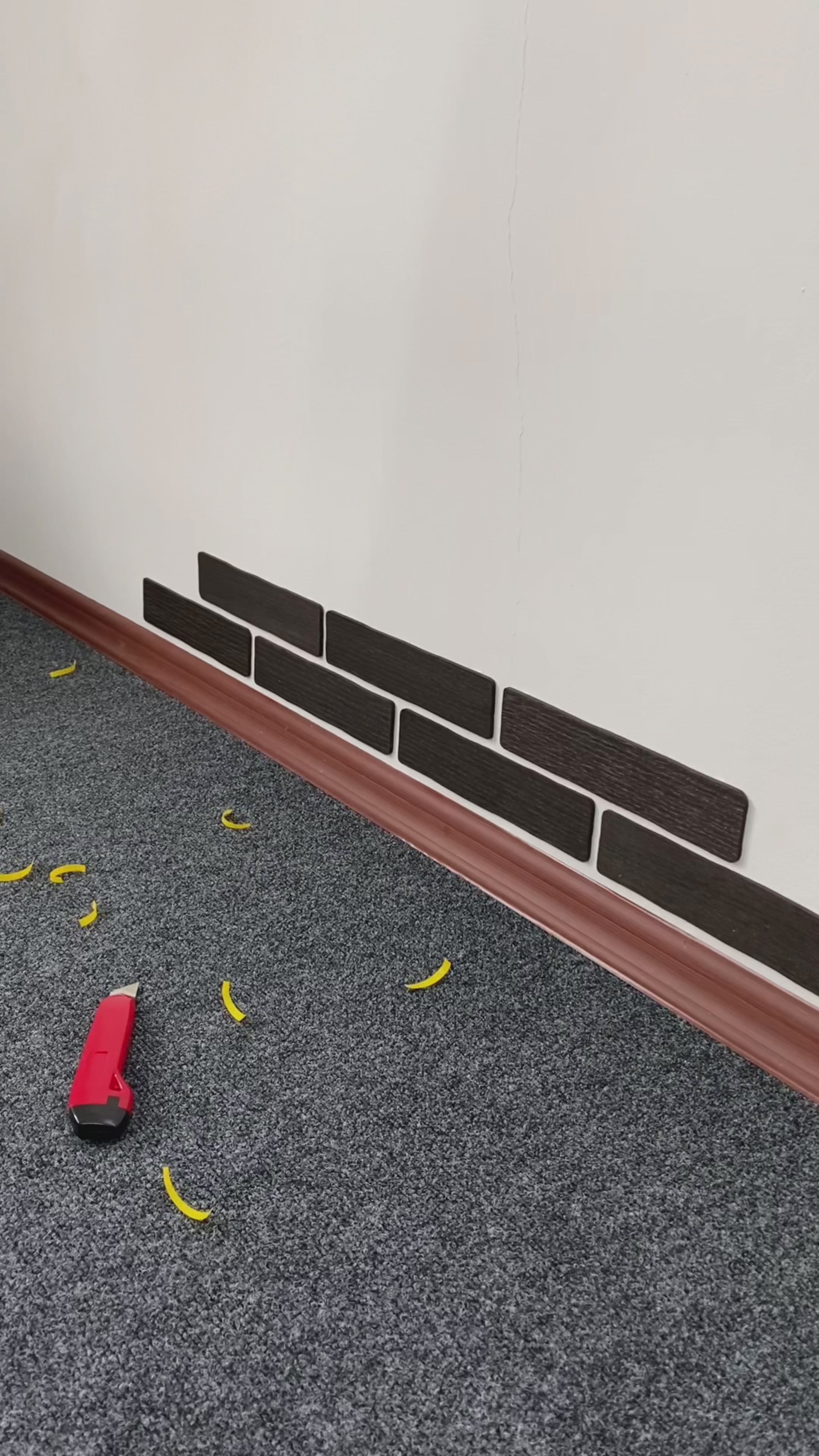 Brick Wooden Wall Panels - Modern Textured Brick Tiles for Home Renovation